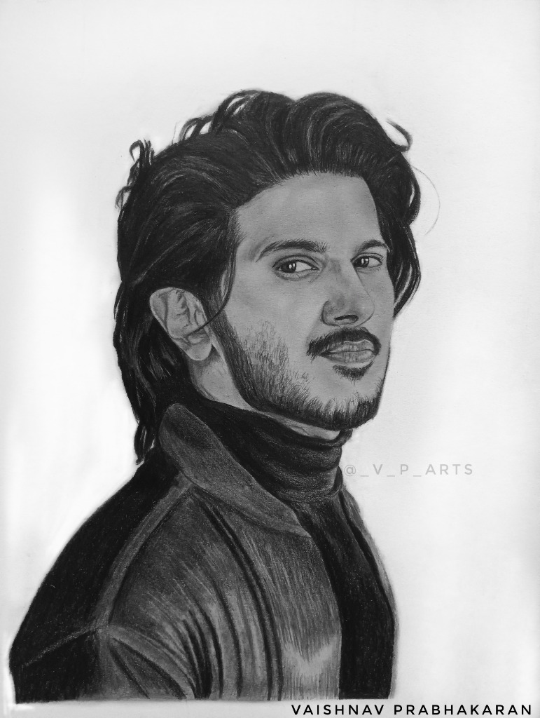 Realistic pencil sketch VP Arts Kannur