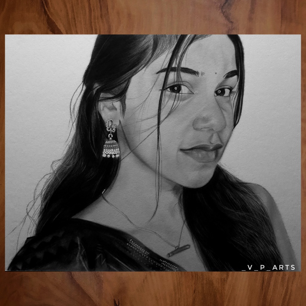 Custom pencil sketch birthday gift Kerala